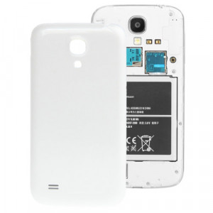 Version originale Lisse surface de remplacement en plastique couvercle arrière pour Samsung Galaxy S IV mini / i9190 (blanc) SV68WL126-20