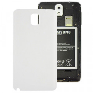 Cache batterie de remplacement en plastique pour Samsung Galaxy Note III / N9000 (Blanc) SC252W231-20