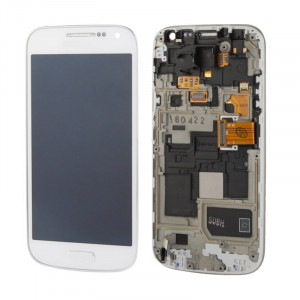 iPartsAcheter pour Samsung Galaxy S IV mini / i9195 / i9192 / i9190 Original LCD Affichage + Écran Tactile Digitizer Assemblée avec Cadre (Blanc) SI02931037-20