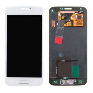 iPartsAcheter pour Samsung Galaxy S5 mini / G800 Original LCD + Écran Tactile Digitizer Assemblée (Blanc) SI556W1328-20