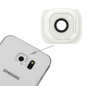 iPartsAcheter pour Samsung Galaxy S6 Original Coque Arrière de la Caméra (Blanc) SI696W1546-20
