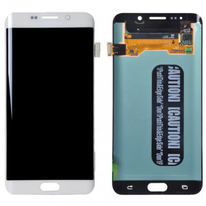iPartsAcheter pour Samsung Galaxy S6 bord + / G928 Original LCD Affichage + Écran Tactile Digitizer Assemblée (Blanc) SI887W1803-20