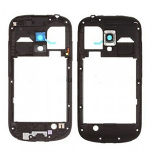 iPartsBuy Moyen Cadre Bazel Retour Plaque Logement Caméra Lens Panel pour Samsung Galaxy SIII mini / i8190 (Noir) SI013B894-20