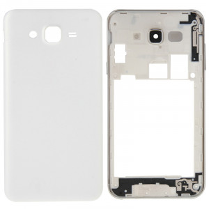 iPartsBuy Full Housing Cover (Cadre Moyen Bazel + Batterie Arrière) pour Samsung Galaxy J7 (Blanc) SI211W1578-20