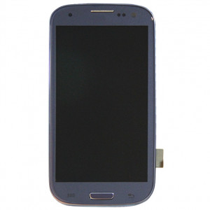 iPartsAcheter pour Samsung Galaxy SIII LTE / i9305 Original LCD Affichage + Écran Tactile Digitizer Assemblée avec Cadre (Bleu) SI303L1280-20