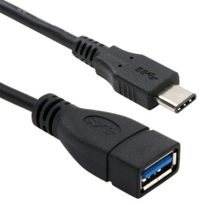 Câble de données OTG USB 3.1 Type C mâle vers USB 3.0 Type A femelle de 1 m, Pour Nokia N1 / Macbook 12 (noir) SH149B1823-20