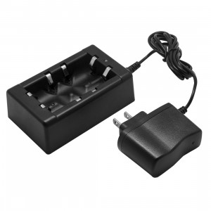 Chargeur de batterie pour 16340 / CR123A / 18650/17670, sortie: 5.5V / 450mA, prise américaine (noir) SH0218438-20