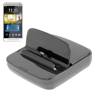 Station de chargement de bureau avec fonction de synchronisation des données micro USB pour HTC One M8 (noir) SH0221984-20