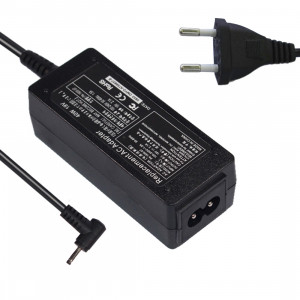 Adaptateur d'alimentation universel 19V 2.1A 40W 2.5x0.7mm chargeur pour Asus N17908 / V85 / R33030 / EXA0901 / XH ordinateur portable avec câble AC, prise de l'UE SU66601835-20
