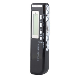 Enregistreur vocal numérique 4 Go, lecteur MP3 Dictaphone, enregistrement téléphonique par support, fonction VOX (noir) SH10311625-20