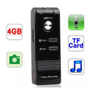 Lecteur MP3 enregistreur vocal numérique avec 4 Go de mémoire, caméra de soutien, carte TF, batterie lithium-ion rechargeable intégrée (156) SH01271217-20