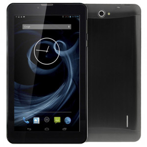 7.0 pouces Tablet PC, 512 Mo + 8 Go, 3G appel téléphonique Android 6.0, SC7731 Quad Core, OTG, double SIM, GPS, WIFI, Bluetooth (Noir) S7574B249-20