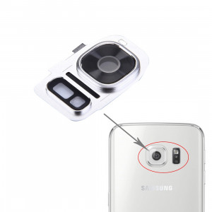 iPartsAcheter pour Samsung Galaxy S7 / G930 Housse Objectif Arrière + Lampe de poche Bracker (Argent) SI204S1334-20