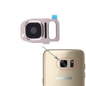 iPartsAcheter pour Samsung Galaxy S7 / G930 Housse de caméra arrière (or) SI205J219-20