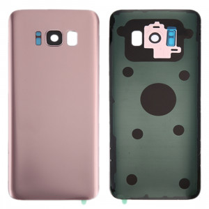 iPartsAcheter pour Samsung Galaxy S8 / G950 couvercle arrière de la batterie avec la lentille de la caméra Cover & Adhesive (or rose) SI8RGL81-20