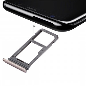 iPartsAcheter pour Samsung Galaxy S8 Carte SIM + Plateau Micro SD / Carte SIM (Or) SI839J71-20