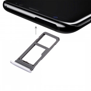 iPartsAcheter pour Samsung Galaxy S8 Porte-cartes SIM + Micro SD / Carte SIM Plateau (Argent) SI839S691-20