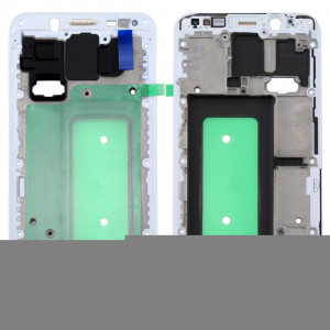 iPartsBuy Samsung Galaxy C8 Boîtier Avant Cadre LCD Cadre Lunette (Blanc) SI891W968-20