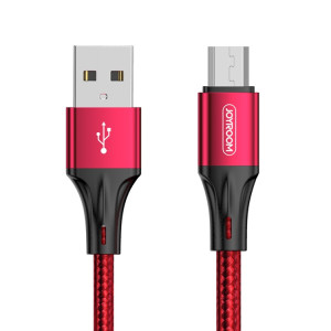 JOYROOM S-0230N1 N1 Series 0.2m 3A Câble de charge de synchronisation de données USB vers Micro USB (rouge) SJ180R1227-20