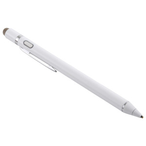 Écran tactile capacitif rechargeable de 1,5 à 2,3 mm, stylet actif (blanc) SH574W819-20