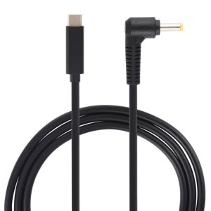 Câble de charge USB-C / Type-C à 4,0 x 1,7 mm pour ordinateur portable, longueur du câble: environ 1,5 m SH25911122-20