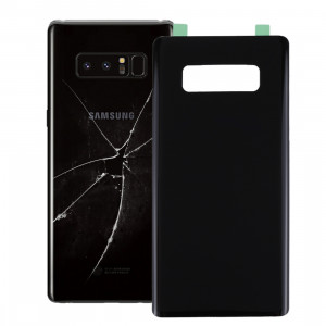 iPartsAcheter pour Samsung Galaxy Note 8 couvercle arrière de la batterie avec adhésif (noir) SI20BL1120-20