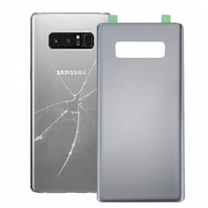 iPartsAcheter pour Samsung Galaxy Note 8 couvercle arrière de la batterie avec adhésif (Argent) SI20SL134-20
