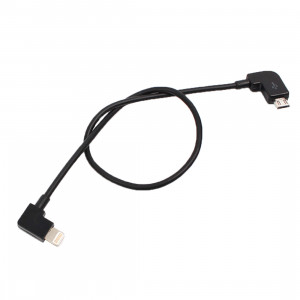 Connecteur de câble de données de conversion micro USB à 8 broches de 30 cm pour télécommande DJI MAVIC PRO & SPARK, iPhone, iPad SH39061715-20