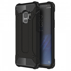 Pour Samsung Galaxy S9 TPU + PC 360 Degrés De Protection Antichoc Étui de Protection (Noir) SF981B1863-20