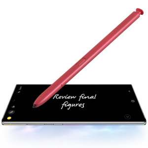 Stylet capacitif à écran tactile pour Galaxy Note 10 (rose) SH945F756-20