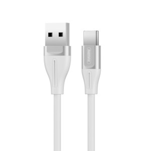 REMAX RC-075a Câble de données Jell 1m 2.1A USB vers USB-C / Type-C (blanc) SR663W586-20