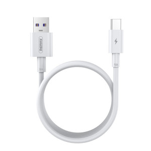 REMAX RC-135A 1m 5A USB vers USB-C / Type-C 22.5W Câble de données de charge rapide PD (blanc) SR666W1282-20