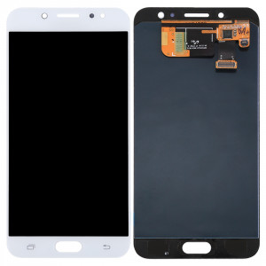 iPartsAcheter pour Samsung Galaxy C8 / C710 écran LCD + écran tactile Digitizer Assemblée (Blanc) SI20WL1104-20