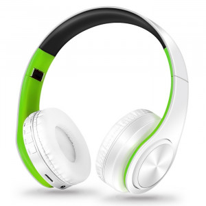 LPT660 sans fil pliant sport musique stéréo téléphones Bluetooth écouteurs supporte la carte TF (vert) SH741G90-20
