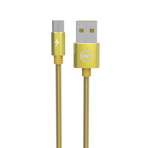 WK WDC-013 2.4A Micro USB Kingkong Fast Chargement du câble de données, Longueur: 1m (or) SW279J959-20