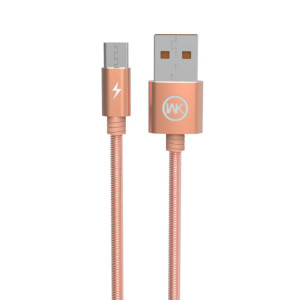 WK WDC-013 2.4A Micro USB Kingkong Fast Chargement Data Câble de données, Longueur: 1M (Rose Gold) SW79RG1539-20
