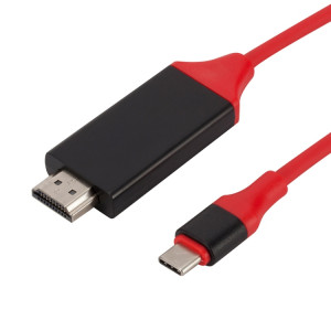 Câble vidéo en plastique USB-C / Type-C 3.1 à 4K HD HDMI, longueur: 2 m SH6726549-20