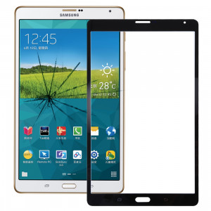 iPartsAcheter pour Samsung Galaxy Tab S 8.4 LTE / T705 Lentille extérieure en verre (Noir) SI83BL1433-20