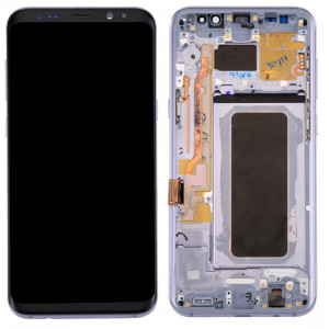 iPartsAcheter pour Samsung Galaxy S8 + / G955 Écran LCD Original + Original Écran Tactile Digitizer Assemblée avec Cadre (Gris Orchidée) SI007H1790-20