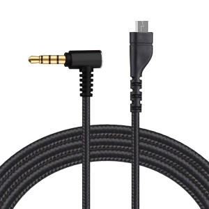 ZS0135 pour SteelSeries Arctis 3/5 / 7 Câble audio d'écouteurs, Durée du câble: 2m (noir) SH082B95-20