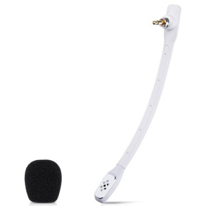 Tête de microphone ZS0186 pour microphone antibruit Logitech ASTRO A40 (blanc) SH803W230-20