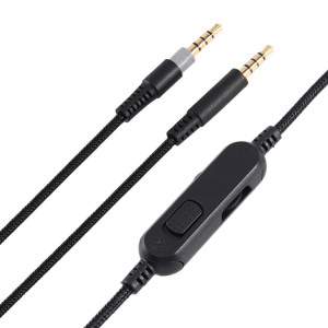 ZS0161 Câble audio pour casque 3,5 mm pour HyperX Cloud MIX / Cloud Alpha (Noir) SH873B1456-20