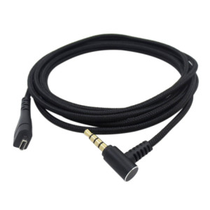 ZS0169 Câble audio pour casque tressé USB pour SteelSeries Arctis 3 5 7 Pro (Noir) SH874B353-20