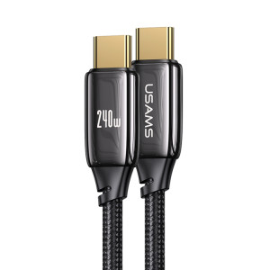 USAMS US-SJ580 U82 2m USB-C / Type-C vers USB-C / Type-C 240W PD3.1 Câble de données de charge SU79341499-20