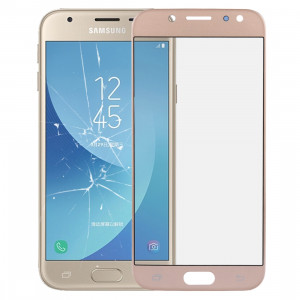 iPartsAcheter pour Samsung Galaxy J3 (2017) / J330 Lentille extérieure en verre (Gold) SI59JL446-20