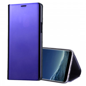 Pour Samsung Galaxy S9 PU galvanoplastie miroir horizontal étui en cuir avec support (violet) SF141P1252-20