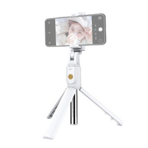 K07 Bluetooth 4.0 Mobile Phone Réglable Bluetooth Selfie Stick Retardateur Pole Trépied (Blanc) SH184W1973-20