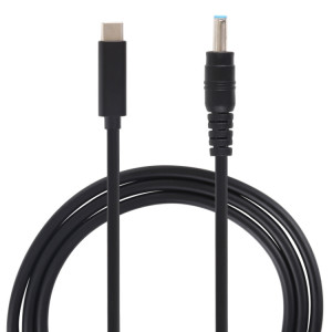 Câble de charge d'alimentation USB-C / Type-C vers 4,5 x 3,0 mm, longueur du câble: environ 1,5 m (noir) SH99551277-20