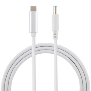 Câble de charge USB-C / Type-C à 4,5 x 3,0 mm pour ordinateur portable, longueur du câble: environ 1,5 m (blanc) SH955W1579-20