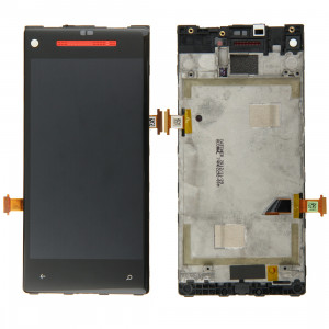 iPartsBuy écran LCD + écran tactile Digitizer Assemblée avec cadre pour HTC 8X (rouge) SI009R973-20